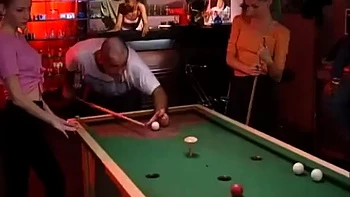 Dolores Dirty - The Bravest Of The Three Girlfriends In The Billiard Salon Gets A Blowjob From The Boss Dj