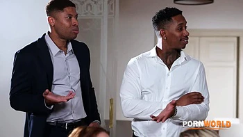 Sealing The Deal Chapter 2: Brittany Bardot And Jennifer Mendez Swap Dildos For BBC In DP Group Sex Session GP3093