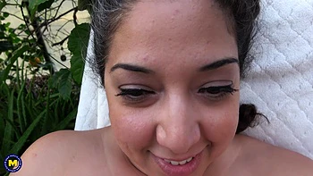 Naughty Kimberly Hennessy Loves Doing Gardenwork Fully Naked!