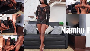 Sexy Black Brazilian Jasminy Villar Fucked By 3 Monster Cocks