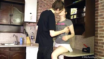 Tri gets her hairy pussy stuffed by hard cock - WeAreHairy