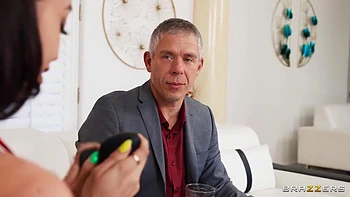 Lets A Sextoy Salesman Insert A Plug Into Her Asshole With Mick Blue And Alexis Tae