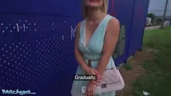 Public Agent Big Tits Blonde Lily Joy Fucked Behind Train Station