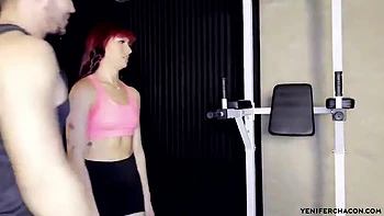 Athletic Babe And Her Training Partner With Yenifer Chacon