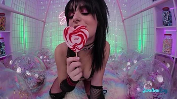 Horny Goth Girl Rough Pussy Penetration With Evie Christian