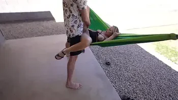 Fucking in a Hammock Outside
