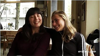 Sexy Mona & Lindsey Enjoy Lesbian Moments Together