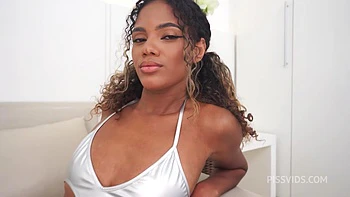 Very Slim Brazilian Cutie, Karina Rose Takes Dicks Bigger Than