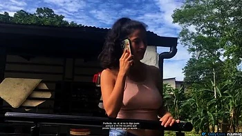 NamiQseiiin The Hot Latina Neighbor Helps Me Fix My PC - Big Ass Teen Doggy Style & Riding