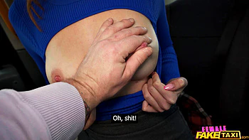 Female Fake Taxi VS Public Agent