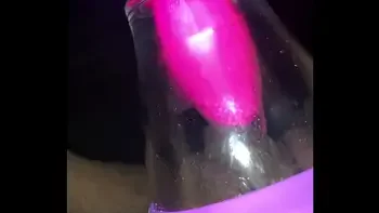 Watch my pussy get sucked and lucked. Gets huge!!