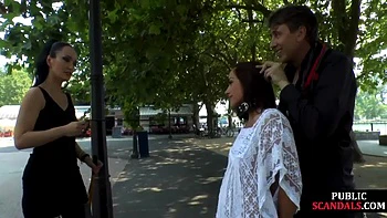 Cute 21yo babe got humiliated in public