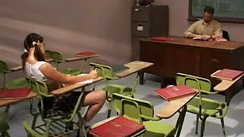 Dirty little slut wants a hard cock of her teacher