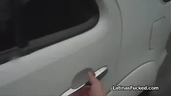 Cock too big for amateur Latina on her first porn casting