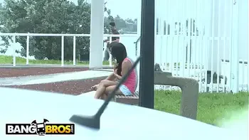 BANGBROS - Busty Asian Babe Asa Akira Fucking Random Dudes On The Bang Bus