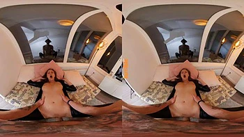 Vr brunette: Blowjob, Doggy  Cowgirl Porn