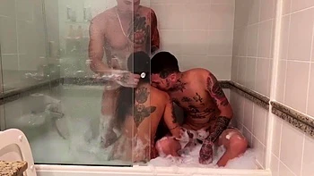 Menage com as gostosa ft. Rebecca Santos: Blowjob, Doggy  Cowgirl Porn