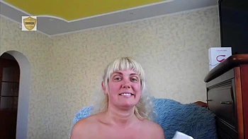 Blonde model masturbates: Amateur, Cam  Fansly Porn