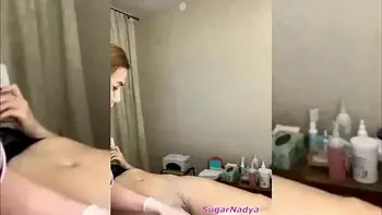 During the procedure, my legs began to shake, I dreamed of stroking this wet pussy