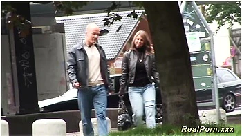 German Stepmom Picked Up For Outdoor Sex