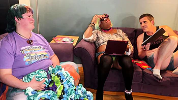 Panic When Admitting Your Crush - Squirting Orgy & Anal Sex with Roommates