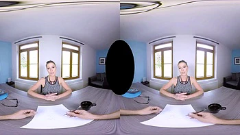 German doesnt want to go to the employment office: Blowjob, Cowgirl  Babe VR Porn