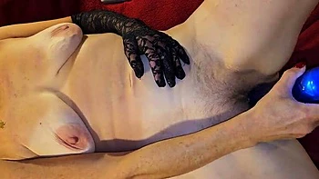 Polish MILF Wife Loves Vibrator Fucking Her Pussy While Partner Records & Jerks Off