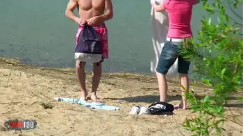 Spied having sex at the beach