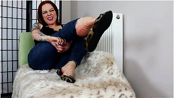Amy Wynters Stinky Flats & Sweaty Feet Joi - Femdom Feet Worship Pov