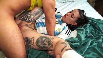 Angerl Cruz Loses Bet and Fucks Friend's Wife - Blowjob Doggystyle Latina Big Ass