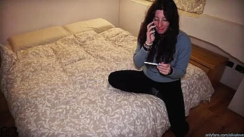 Pregnant Italian Teen Confesses to Ex-Boyfriend - Amateur MILF Skinny Mom Gets Creampie in 4K Vlog