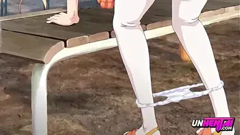 Teen Caught Masturbating With Ice Cream in Public | Hentai