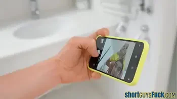 Curvy stepmom Latina riding hung short guy