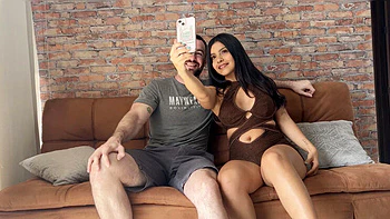 Behind The Scenes BTS: Hot Colombian Camila Henao Fucks Big White Cock Andres Acosta - Amateur Latina Homemade