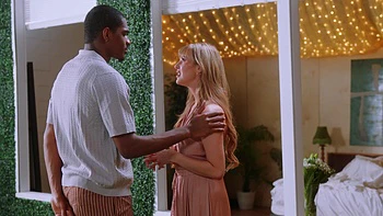 Two guys with big cocks fuck hot blondie Jordan Maxx hard