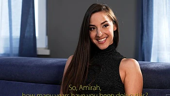 Amirah Adara, the cock-hungry hungarian porn star, in hot lingerie action.