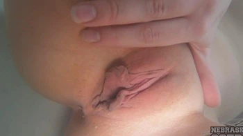 Adele plays with her pussy by the pool in the nude