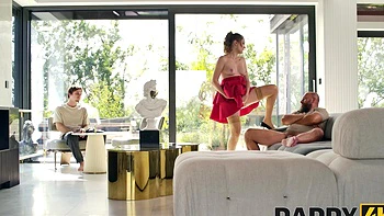 A sexy Una Fairy fucks in stockings and high heels