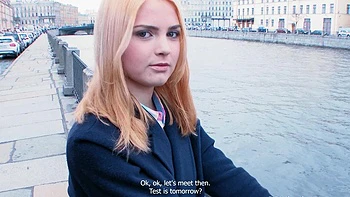 Lolly Small gets her pussy railed by horny russian couple