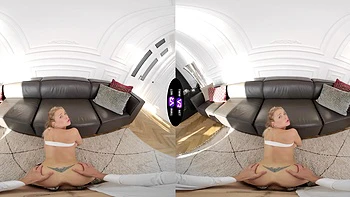 Hot vr sex with stunning babe peaches in Calibri