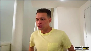 Casca Akashova Invites Her Stepsons College Friend In The Shower So He Can Wash Her Tits