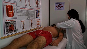 Nurse Gets Excited By Patients Erection