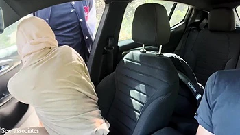 First Dogging In France. My Muslim Hijab Wifes First Fuck With A Stranger