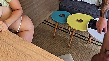 Full With My Partner Having Sex In The Living Room