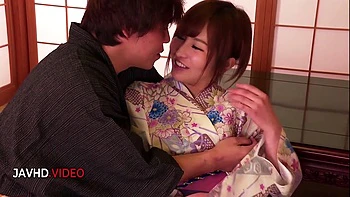 Cocolo's steamy kimono creampie session