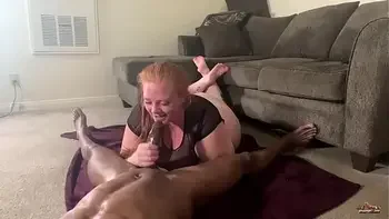 Coach Cardher pounds  the  BBW Julie Ginger