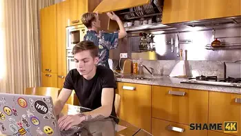 SHAME4K. Hot studs dream is to have an adventure with an old hottie