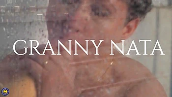 Modern Grandma Nata Loves To Play With Her Dildo And Her Pussy In The Bathroom