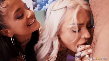 Damon Dice And Ryan Reid In Nichole Saphirs Threesome