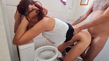 Fucked By A Stranger In A Bar Bathroom Without A Condom!